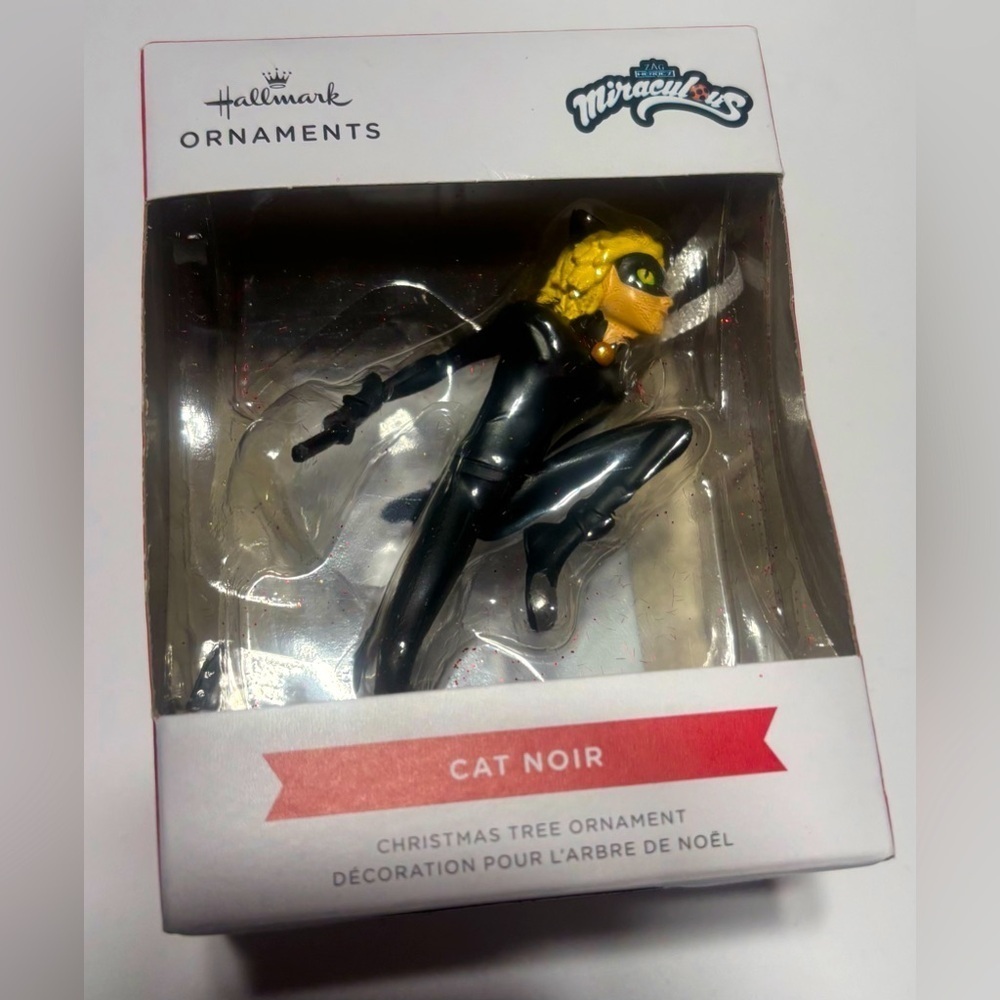 New Hallmark Miraculous Cat Noir Christmas Ornament